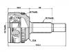 Gelenksatz, Antriebswelle CV Joint Kit:43410-02760