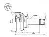 Gelenksatz, Antriebswelle CV Joint Kit:44305-692-671
