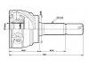 Gelenksatz, Antriebswelle CV Joint Kit:39211-BC50J